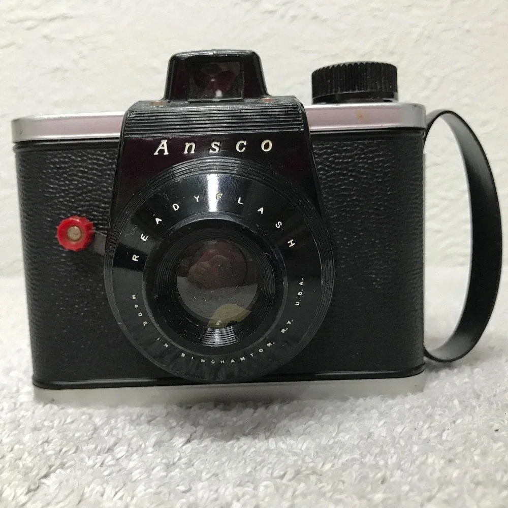 Vintage Ansco ReadyFlash Camera Bakelite Box Style USA 1950s Retro Display